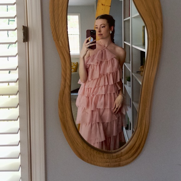 Betsy & Adam Dresses & Skirts - Betsy & Adam Pink Ruffled Prom Dress